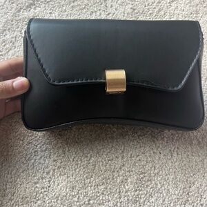 SHEIN Black and Gold purse